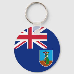 Flag of Montserrat Key Ring