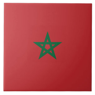 Flag of Morocco Ceramic Tile