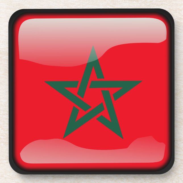 Flag of Morocco Coaster (Front)