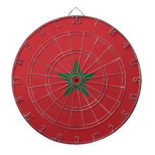 Flag of Morocco Dartboard