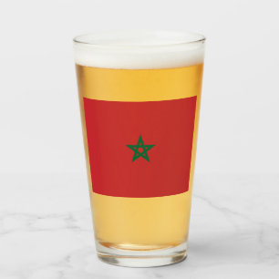 Flag of Morocco Glass