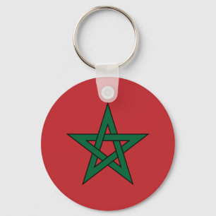 Flag of Morocco Key Ring