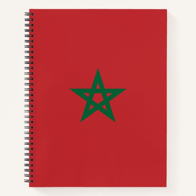 Flag of Morocco Notebook (Front)