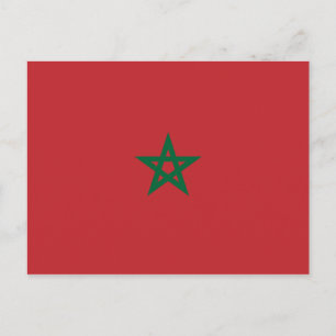 Flag of Morocco Postcard