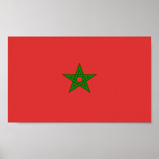 Flag of Morocco Poster