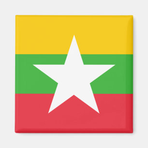 Flag of Myanmar (Burma) Magnet
