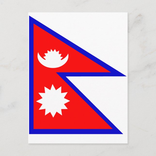 Flag of Nepal Postcard (Front)