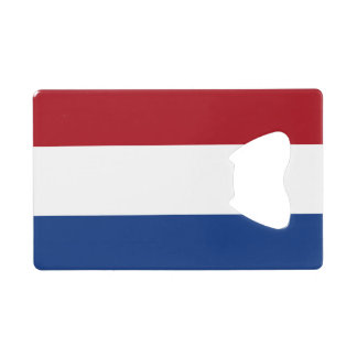 Flag of Netherlands Credit Card Bottle Opener
