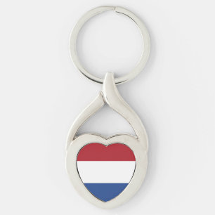 Flag of Netherlands Key Ring