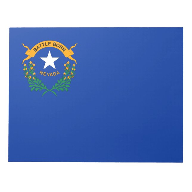 Flag of Nevada Notepad (Front)