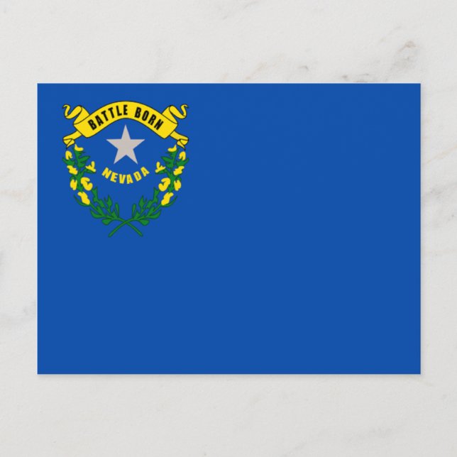 Flag of Nevada Postcard (Front)