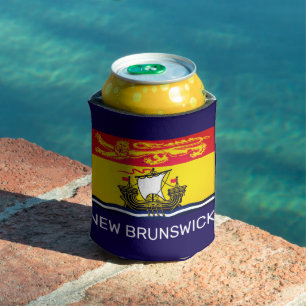 Flag of New Brunswick, Canada Can Cooler