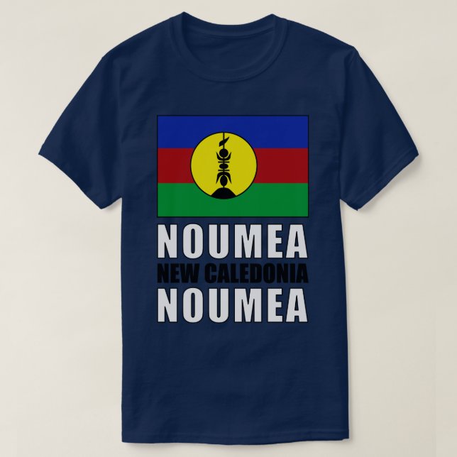 Flag of New Caledonia T-Shirt (Design Front)