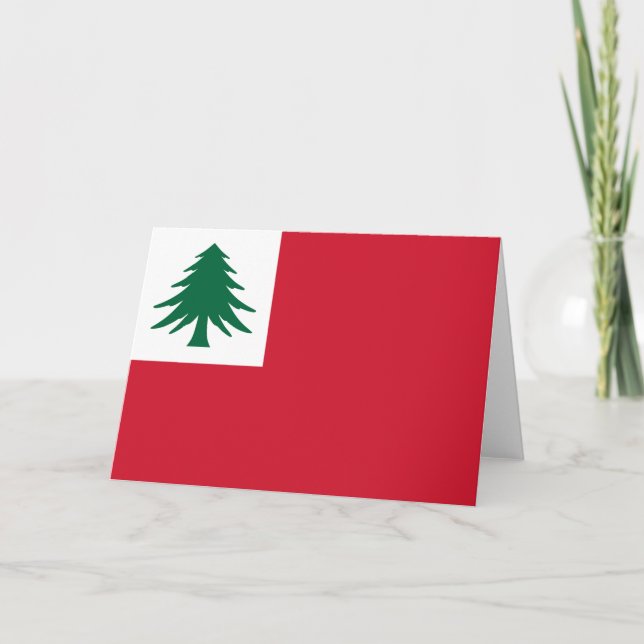 Flag of New England Card (Front)