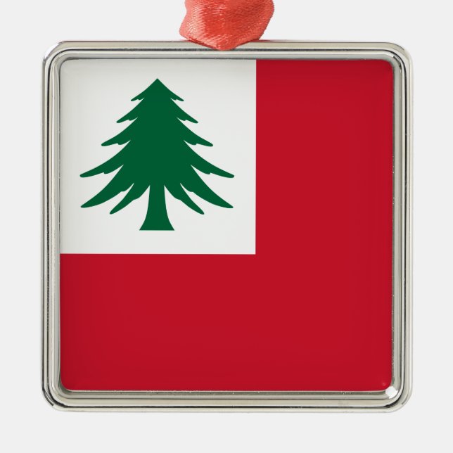 Flag of New England Ceramic Ornament (Front)