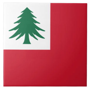 Flag of New England Ceramic Tile