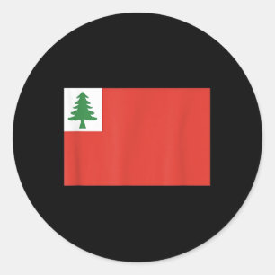 Flag Of New England Gifts New England Flag Revolut Classic Round Sticker