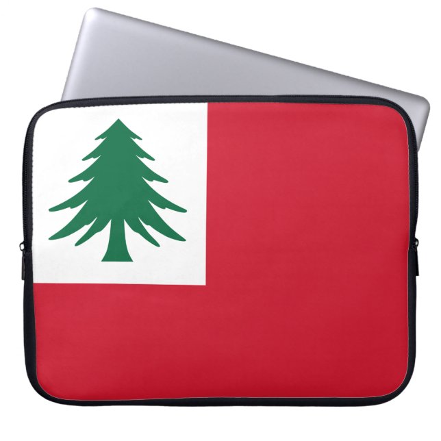 Flag of New England Laptop Sleeve (Front)