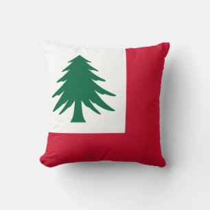 Flag of New England (pine only) - unofficial Cushion