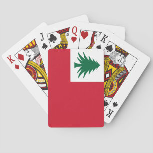Flag of New England Playing Cards