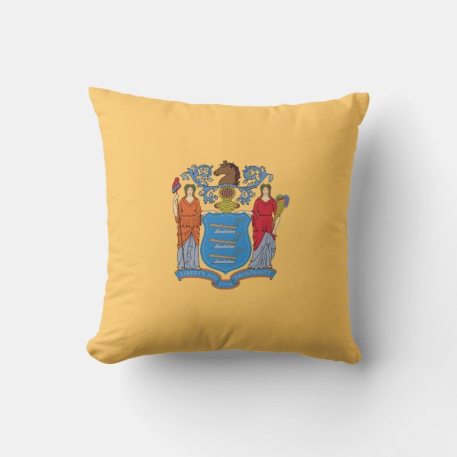 Flag of New Jersey Cushion (Front)