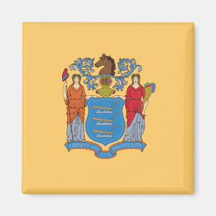Flag of New Jersey Magnet