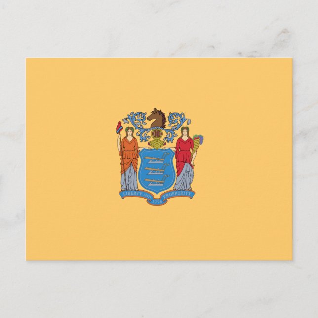 Flag of New Jersey Postcard (Front)