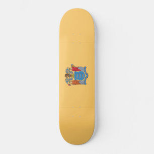 Flag of New Jersey Skateboard