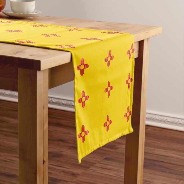 Flag of New Mexico Short Table Runner (In Situ)