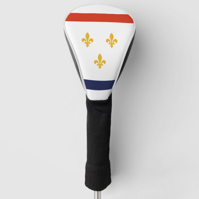Flag of New Orleans Golf Head Cover (Front)