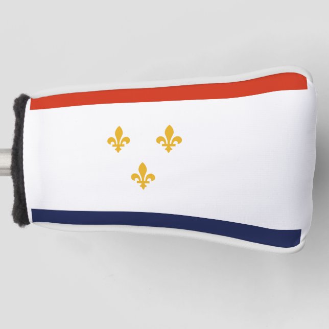 Flag of New Orleans Golf Head Cover (Front)