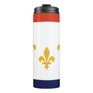 Flag of New Orleans, Louisiana Thermal Tumbler