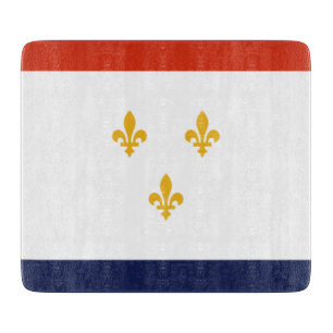 Flag of New Orleans (Louisiana, USA) Cutting Board