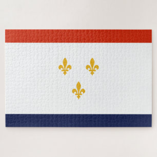 Flag of New Orleans (Louisiana, USA) Jigsaw Puzzle