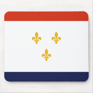 Flag of New Orleans (Louisiana, USA) Mouse Pad