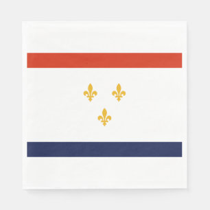 Flag of New Orleans (Louisiana, USA) Napkin