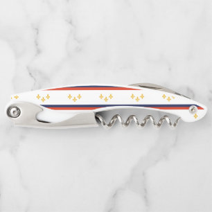 Flag of New Orleans, Louisiana Waiter's Corkscrew