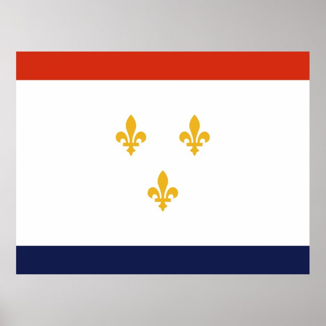 Flag of New Orleans Poster (Front)