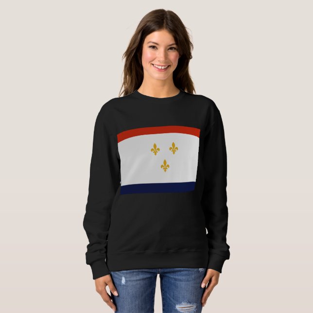Flag of New Orleans Sweatshirt (Front Full)