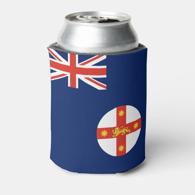 Flag of New South Wales, Australia Can Cooler (Can Back)