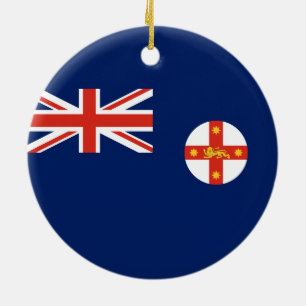 Flag of New South Wales (Australian State) Ceramic Ornament