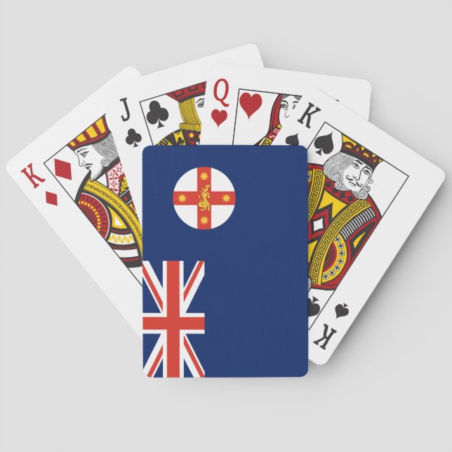 Flag of New South Wales (Australian State) Playing Cards (Back)