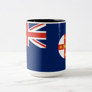 Flag of New South Wales (Australian State) Two-Tone Coffee Mug