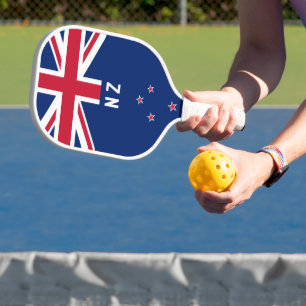 Flag of New Zealand - Stylised Pickleball Paddle