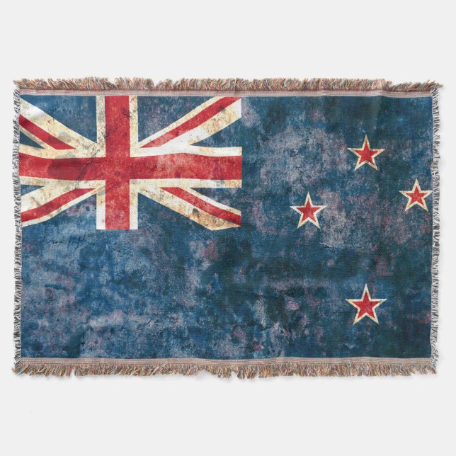Flag of New Zealand Throw Blanket (Front)