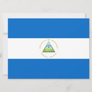 Flag of Nicaragua Card