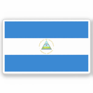 Flag of Nicaragua custom-cut 