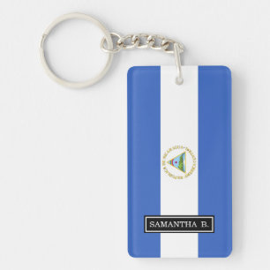 Flag of Nicaragua Key Ring