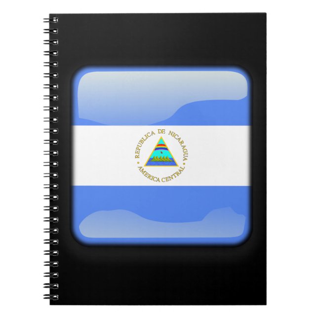 Flag of Nicaragua Notebook (Front)