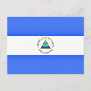 Flag of Nicaragua  Postcard